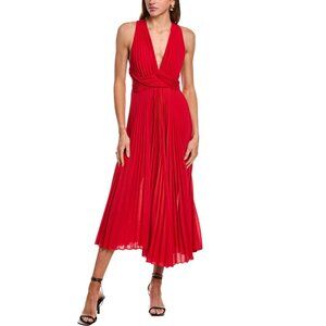 A.L.C. Everly Midi Dress in Red